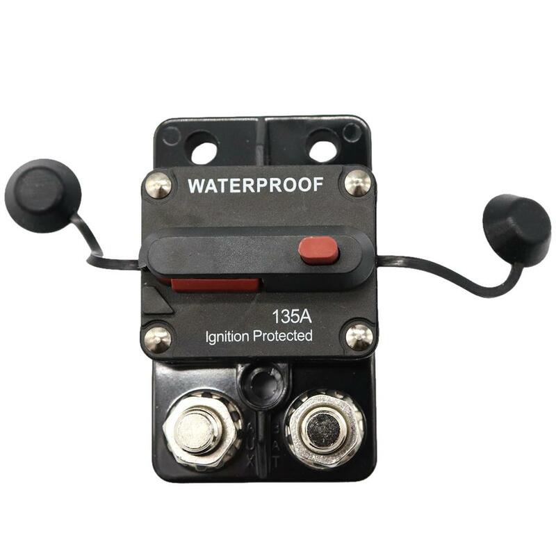 135A Circuit Breaker Switch with Manual Reset Waterproof for Marine Car