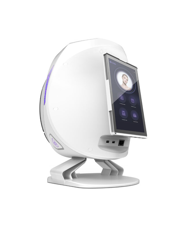 Aisia cermin ajaib 3D portabel, mesin analisis kulit wajah sistem penganalisa diagnostik kulit untuk Salon