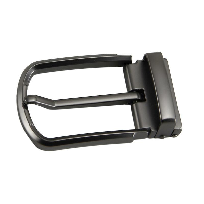 5xReversible Belt Buckle Rectangle Pin Buckle, for 3.3cm-3.4cm Belt, Single