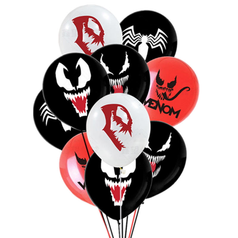 Venom Theme Birthday Party Decorações, Conjunto de Talheres Descartáveis, Prato, Copo, Topper De Bolo, Fontes Do Partido, Ação