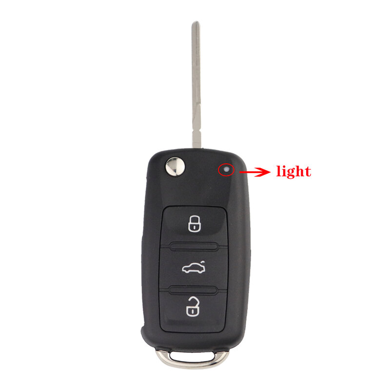 YIQIXIN автомобильный 3 кнопочный складной ключ для Volkswagen VW Jetta Golf Passat Beetle Skoda чехол Toledo Bora