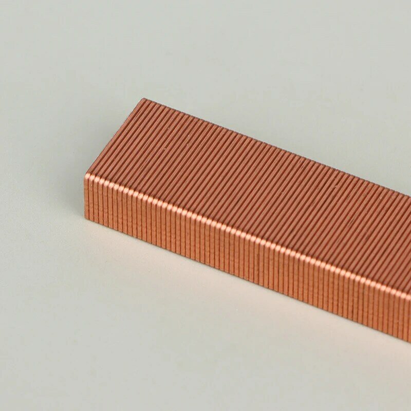 26/6 graffette Pin 1000 pz/scatola oro rosa metallo ufficio graffette cucitrici Standard 26/6 rilegatrice accessori per materiale scolastico