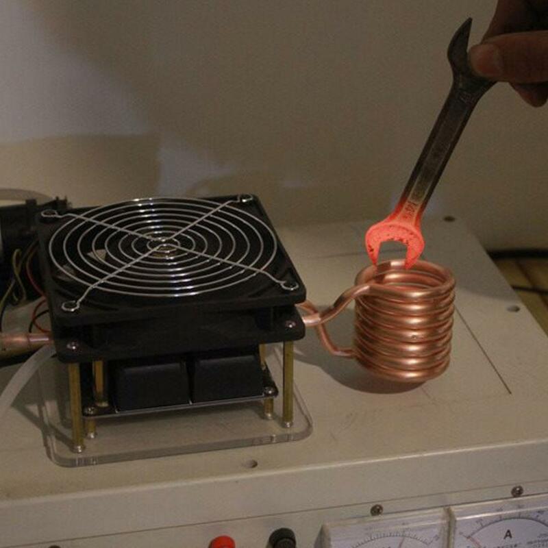 Placa de calentamiento por inducción ZVS de 1000w, Kit de placa calefactora, tubo de bobina, encendido de calentador negro y rojo, bricolaje