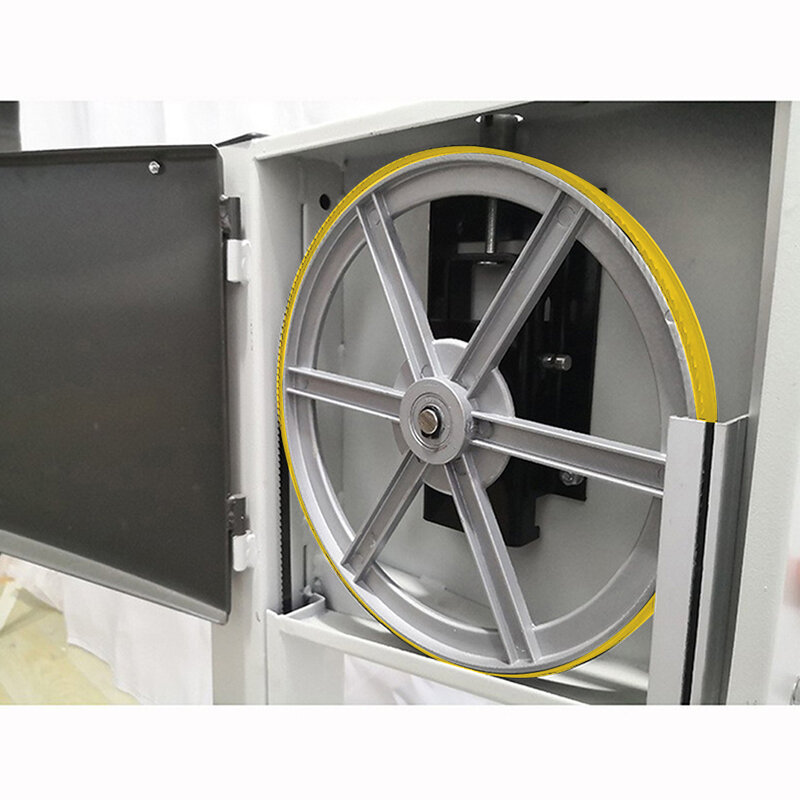 Elástico elástico para serra, roda anti-ruído, para diâmetro 205mm, 8 "x 1/2" x 0,12 "x 0,12"