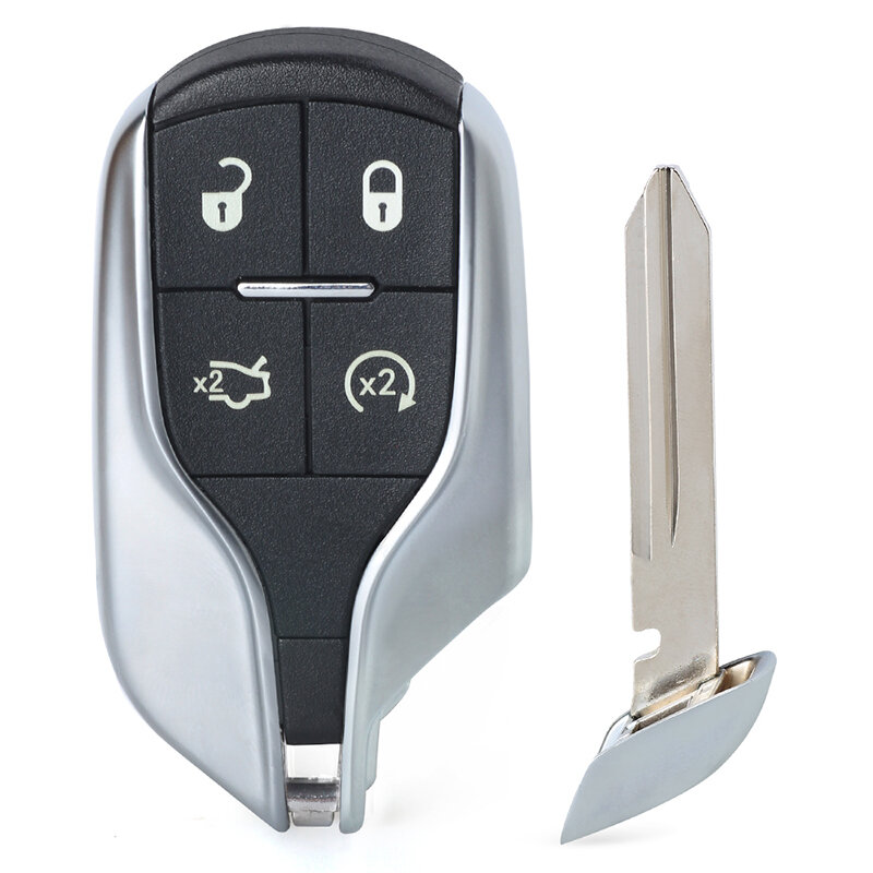 Keyecu 433mhz id46 chip fcc id: M3N-7393490 smart remote key fob für maserati quattroporte präsident ghibli levant 2011-2015