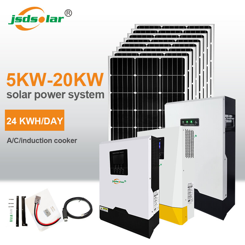 5kw elektrownia system słoneczny do wytwarzania energii