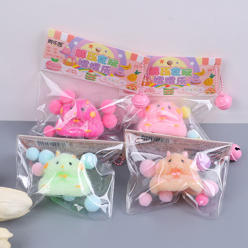 Cute Hamster Fidget Toy para crianças e adultos, Soft Mochi Squeeze, Anti-Stress Party Favors, Stress Relief Toys, Stress Release Hand