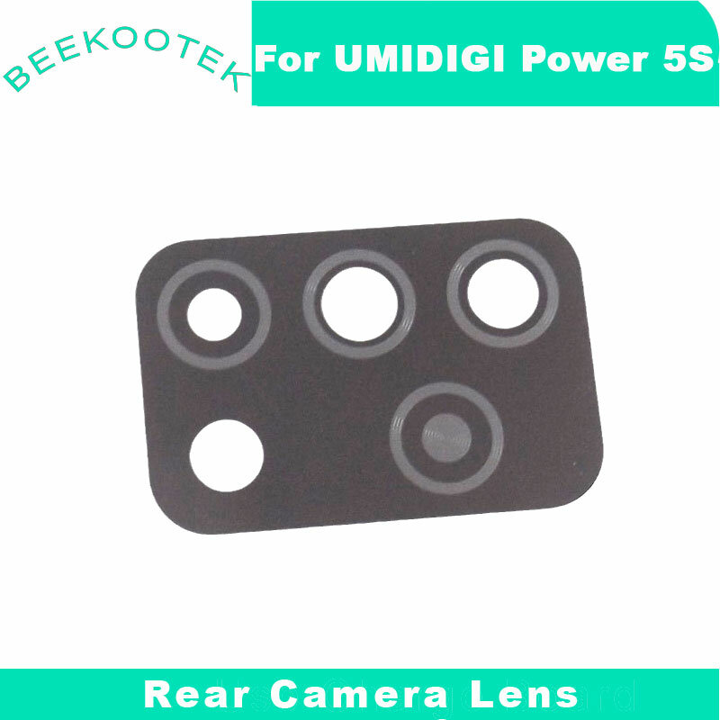 Novo original umidigi power 5S voltar lente da câmera traseira lente de vidro capa acessórios substituição para umidigi power 5S telefone