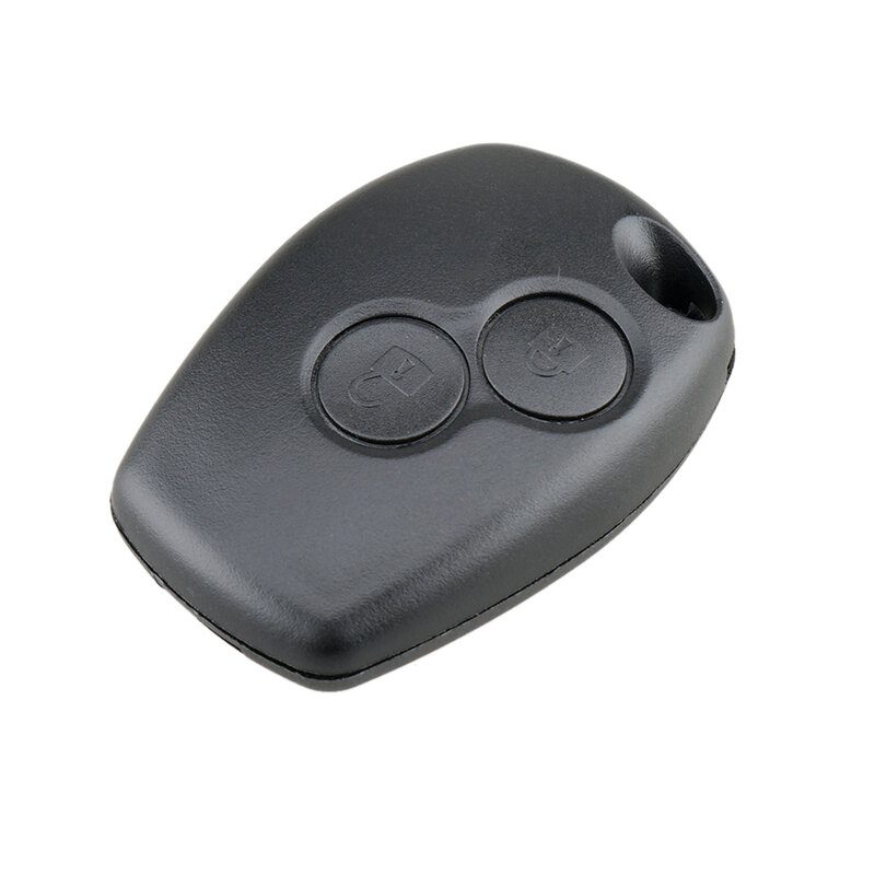 Zwarte Automatische Vervanging 2 Knoppen Auto Afstandsbediening Sleutelhanger Hoesje Hoesje Voor Clio 3 2006-2010 Twingo Kangoo 2 Modus