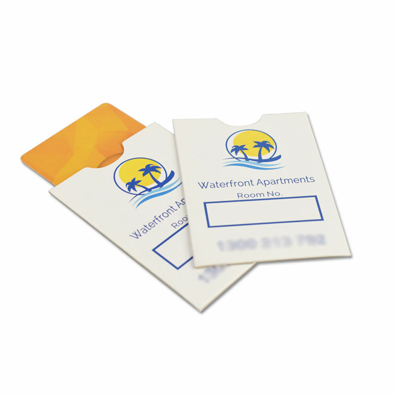 printing factory supply directly Good quality custom key card sleeve