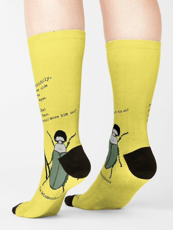 Franz Kafka Metamorphosis Quote Socks Rugby short funny sock Christmas Ladies Socks Men's