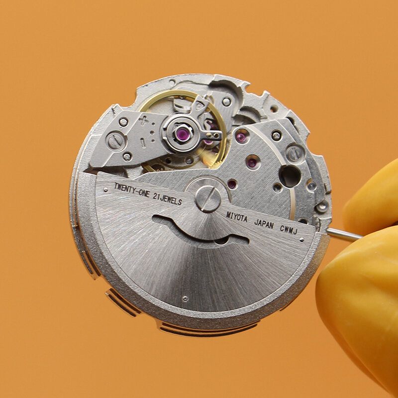 Miyota 8215 gerakan mekanis otomatis, jam tangan asli Jepang, aksesori tanggal hari, suku cadang pengganti kualitas tinggi