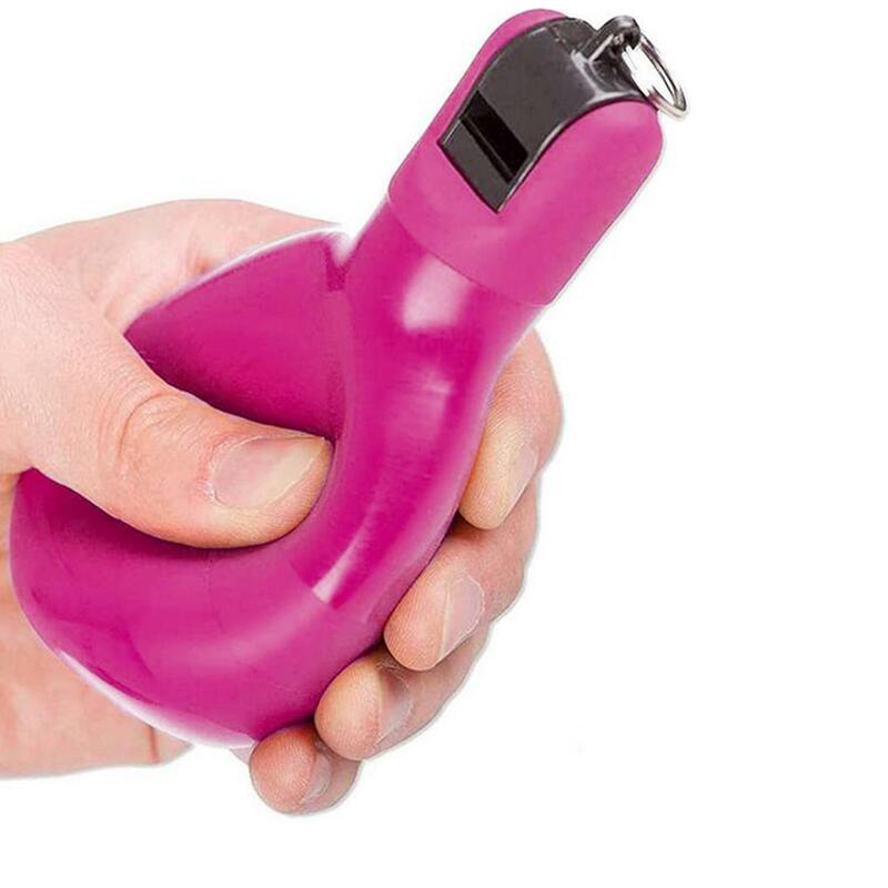 Portátil Hand Squeeze Whistle, Sports Whistle para Sobrevivência Treinamento e Caminhada