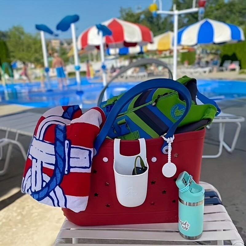 Boggsbag tas tangan tahan air wanita, cocok untuk pantai, kolam renang, tas tangan portabel ringan dan lucu