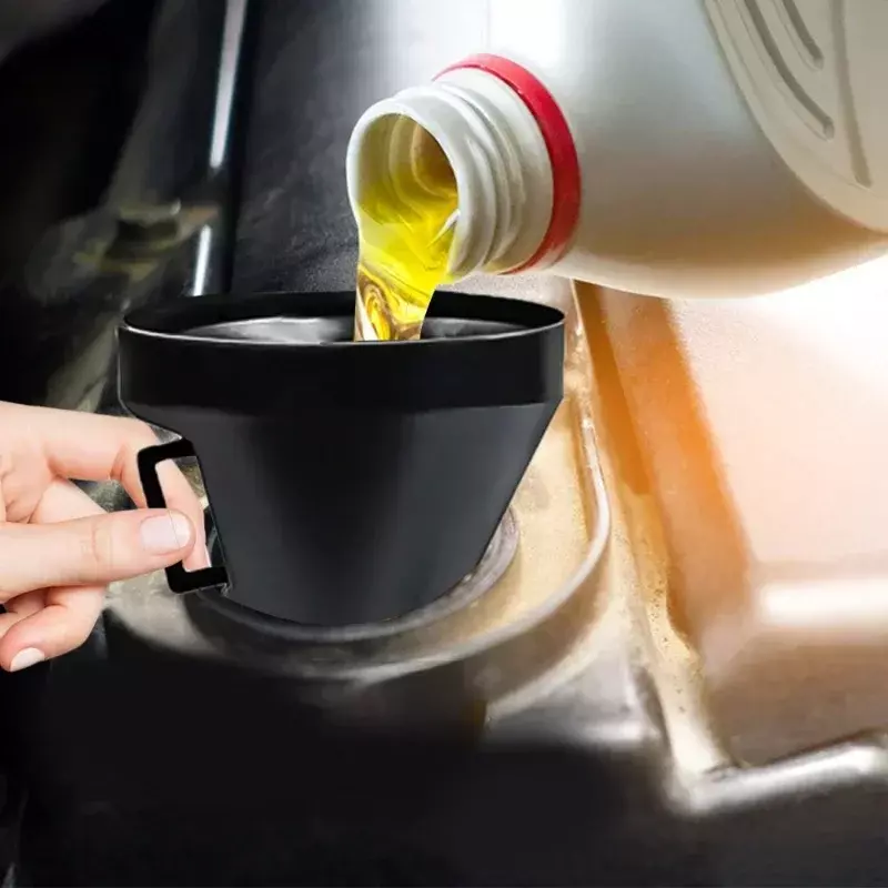 Lejek do tankowania silnika z filtrem do samochodu motocykl Truck olejowy sitko do benzyny rura przedłużająca lejek do węża narzędzie