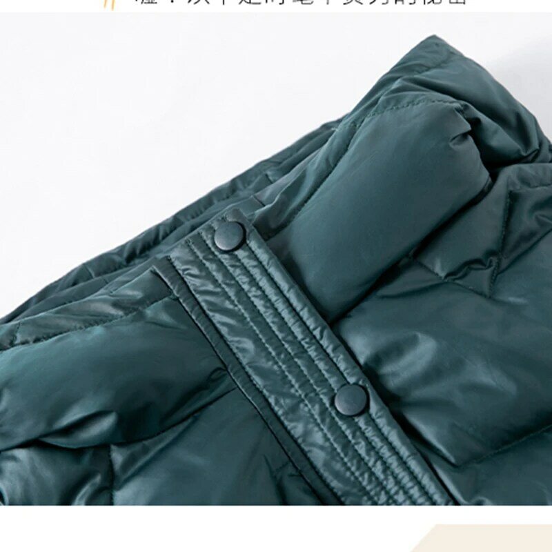 여성용 후드 다운 코튼 패딩 재킷, 겨울 2023, 두껍고 따뜻한 짧은 코트, 포켓 학생 지퍼, 캐주얼 외투, 신상