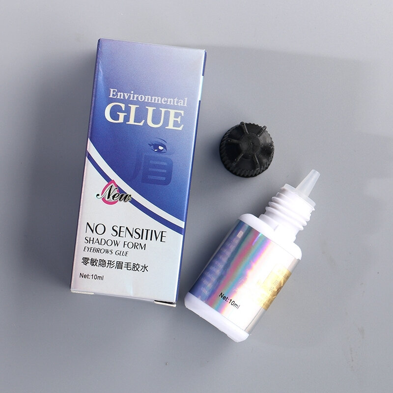 10 ml Chuyên Nghiệp Không Nhạy Cảm Không Có Mùi Lông Mày Extensions Glue Lông Mày Phần Mở Rộng Liên Kết Dính 30 Ngày Kéo Dài