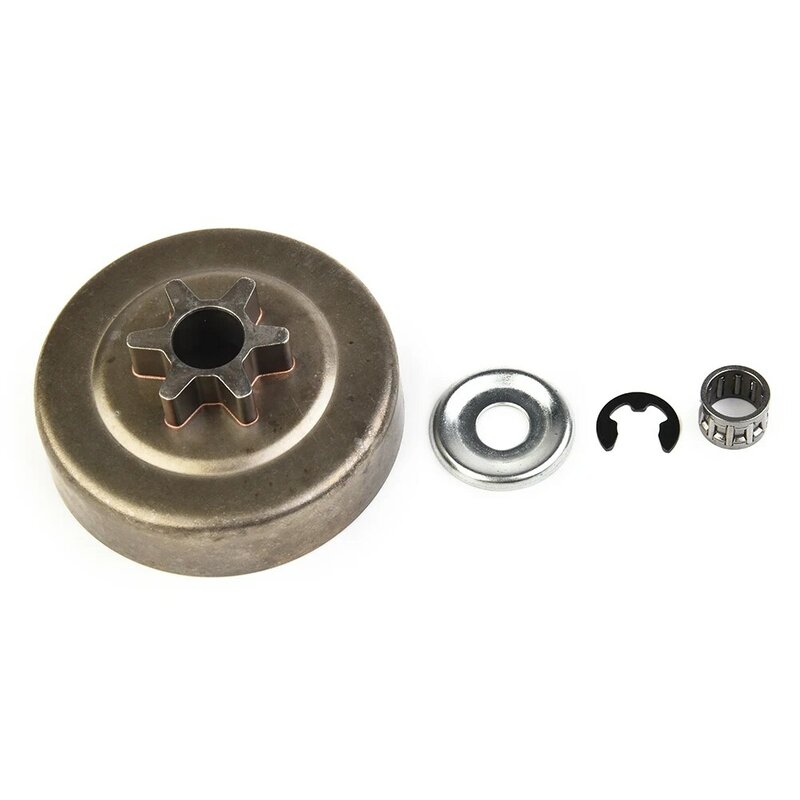 Needle Bearing Clutch Drum Sprocket Washer Spare parts Replacement Kit 3/8\\\" 6T For STIHL MS170 180 Tool E-Clip