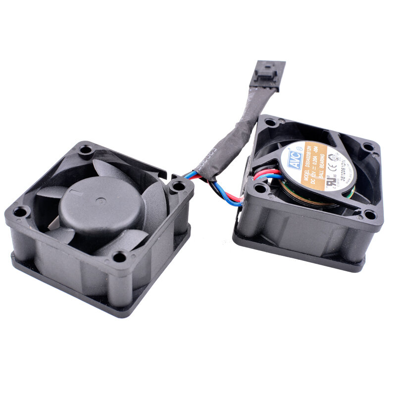 DS04020B12H 4cm 40mm fan 40x40x20mm DC12V 0.20A 3pin Dual ball bearing high speed cooling fan for soft router CPU power supply
