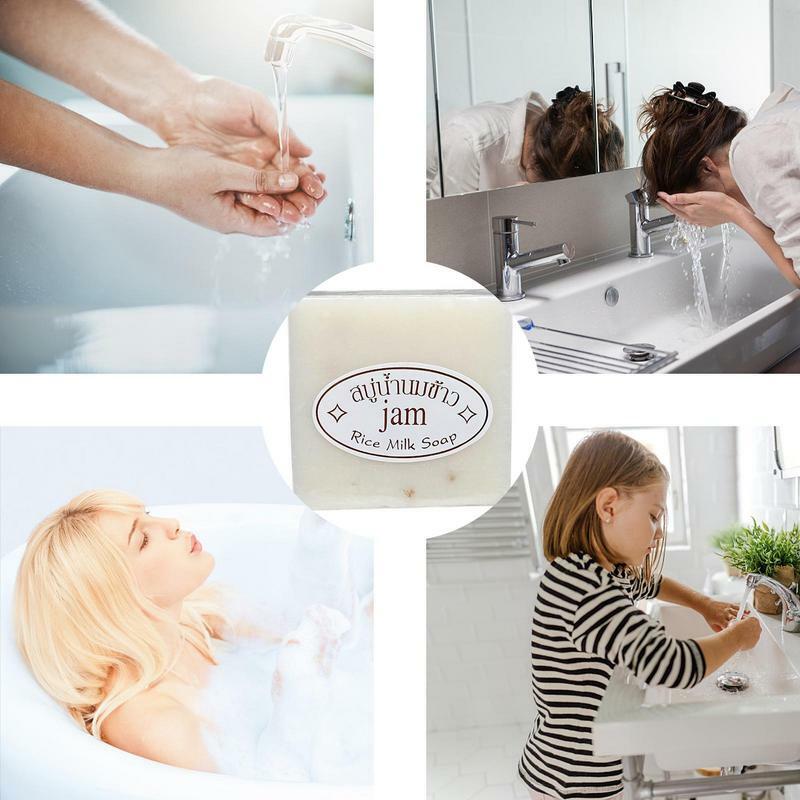 صابون حليب تاي اليدوية ، تفتيح البشرة ، الترطيب ، متعدد الأغراض ، لوازم التنظيف لغسل اليد ، غسل الوجه ، ماكياج
