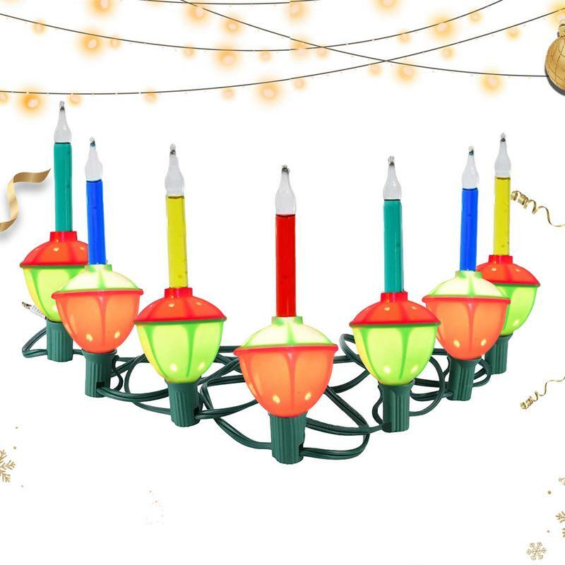 Blase Lichter mehrfarbige Nachtlichter mit Flüssigkeit tragbare Weihnachts flüssigkeit Blase Lichterketten für Veranden Hochzeiten Patios