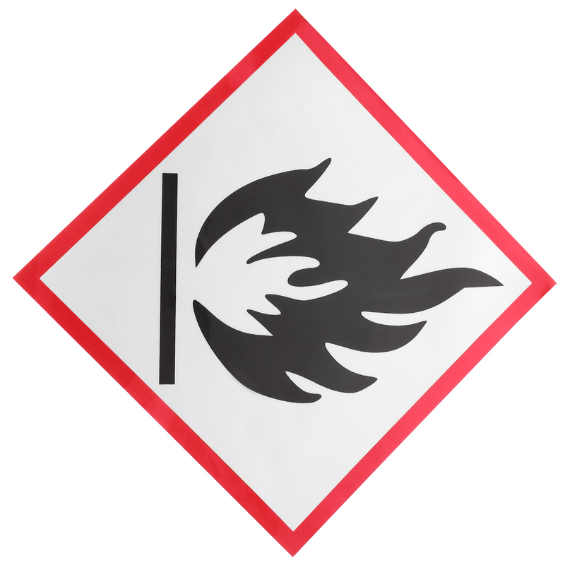 Sign Warning Sticker Reflective Caution Safety Sign Hazard Stickers