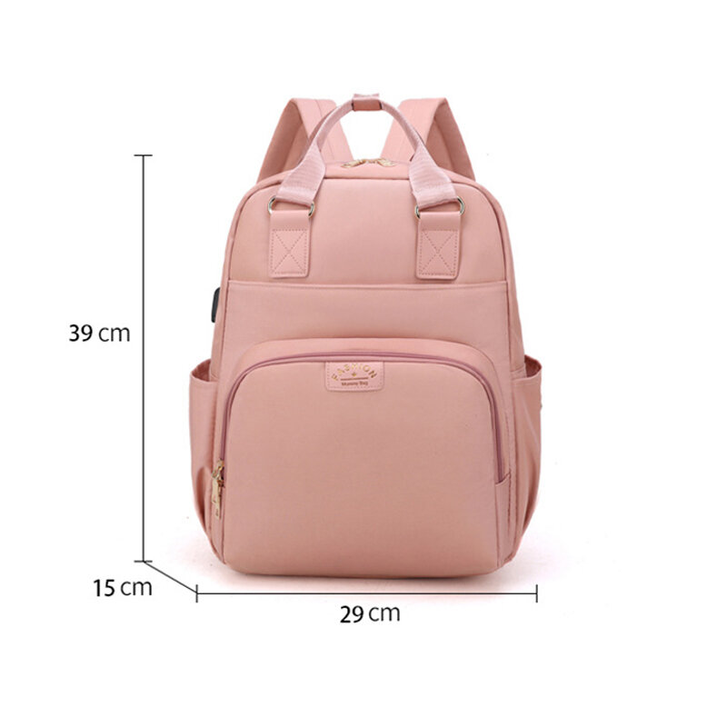 Baby Diaper Bag Maternity Backpack for Mom Fashion Mommy Travel Nappy Backpacks Waterproof Baby Changing Nursing Bags