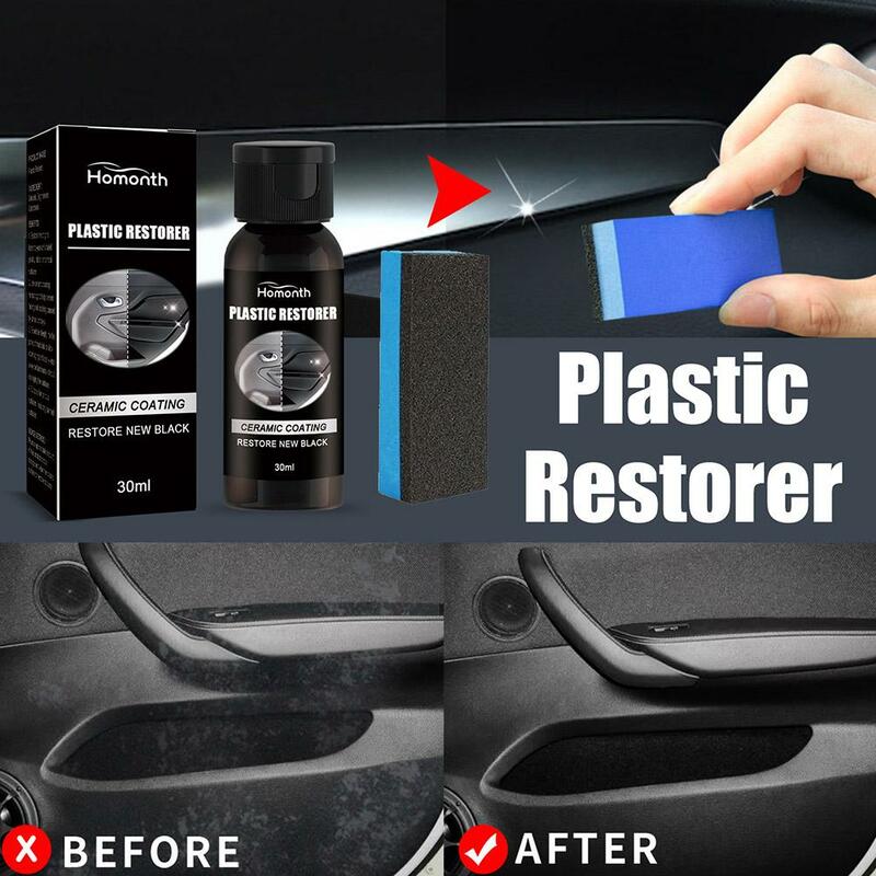 Auto Plastic Restorer Back Car Cleaning Products Auto Polish And Repair Coating Renovator For Car Detailing