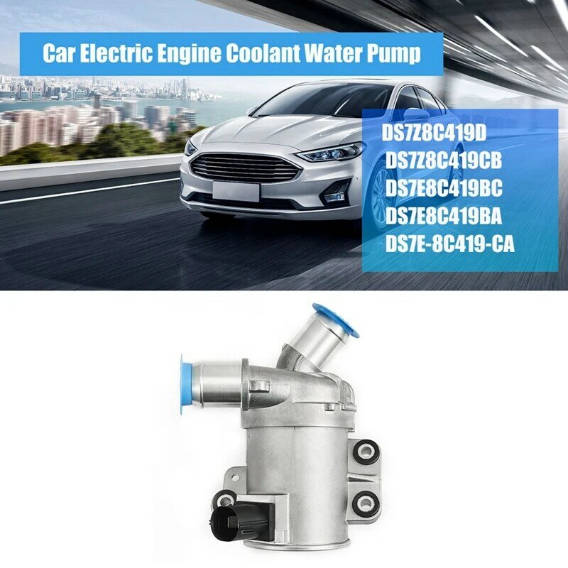 Электрический водяной насос охлаждающей жидкости DS7E8C419CB для Ford Mondeo V 2,0 Fusion C-Max 703335550 PW544 5294960 DS7Z8C419D