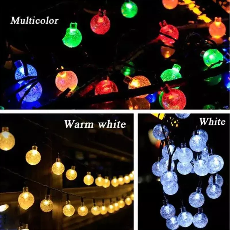 屋外ソーラーストリングライト,妖精,クリスマス,庭,パティオ,パーティーの装飾用の防水LEDライト,8つのモード