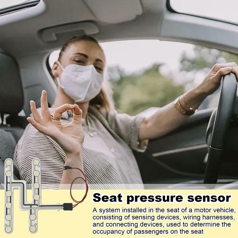 Датчик давления на сиденье автомобиля, датчик давления на сиденье автомобиля, индикатор, универсальный аксессуар для вождения для обнаружения места в сиденье, используется для