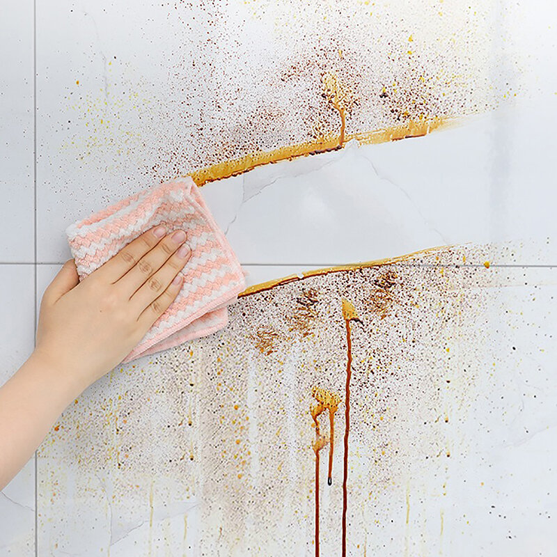 Adesivo de parede à prova de óleo de cozinha Papel de parede resistente ao calor Filme autoadesivo claro Papel impermeável Decoração de casa 1pc