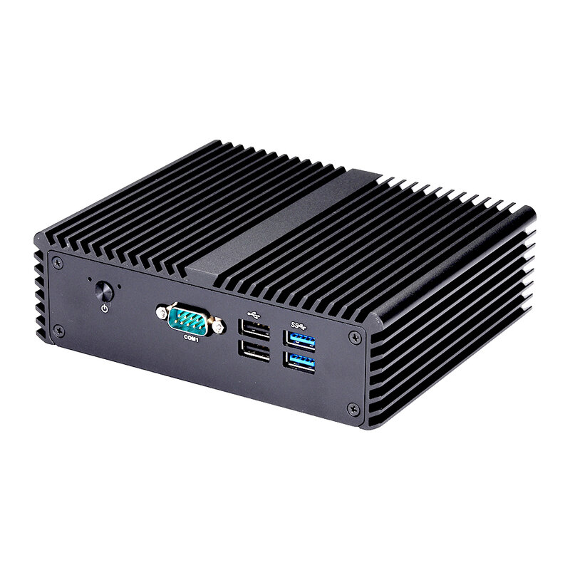 Qotom-Mini PC Q730S Qexecute S, J4105/J4125 ,4USB3.0, 2USB2.0,RS232, Affichage HD, DP, Ordinateur