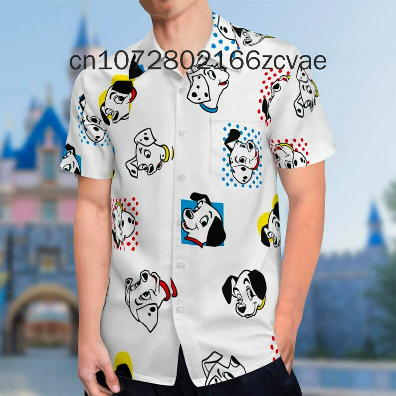 WDW Park Hopper hawajskie koszule męskie damskie stylowe topy Disney hawajskie koszule koszulki zapinana w stylu Vintage koszulki Mickey Minnie