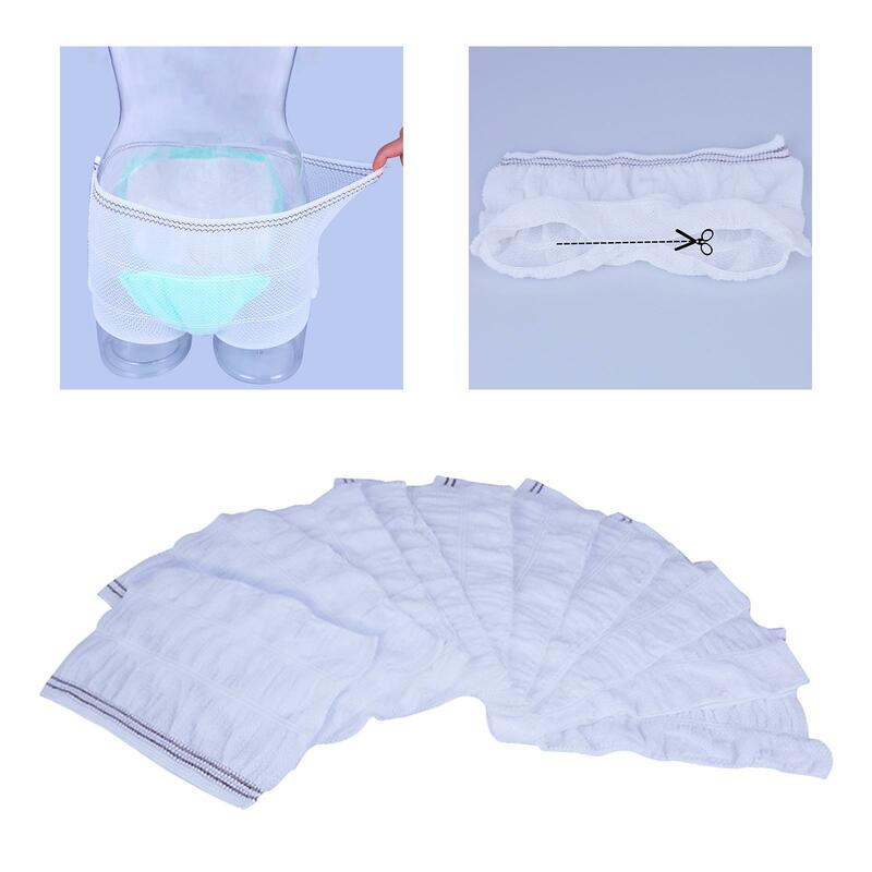 Подгузники тканевые для взрослых, дышащие, защита от недержания мочи, подгузники для мужчин и женщин, вставки для подгузников, 10 шт.