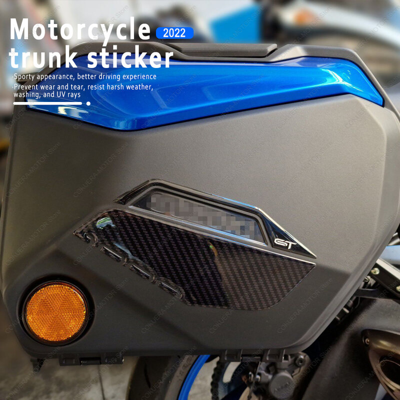 Adesivo di protezione del bagagliaio del motociclo per GSX-S 1000 GT gsx-s1000 gt 2022 3D Guards Side Sticker