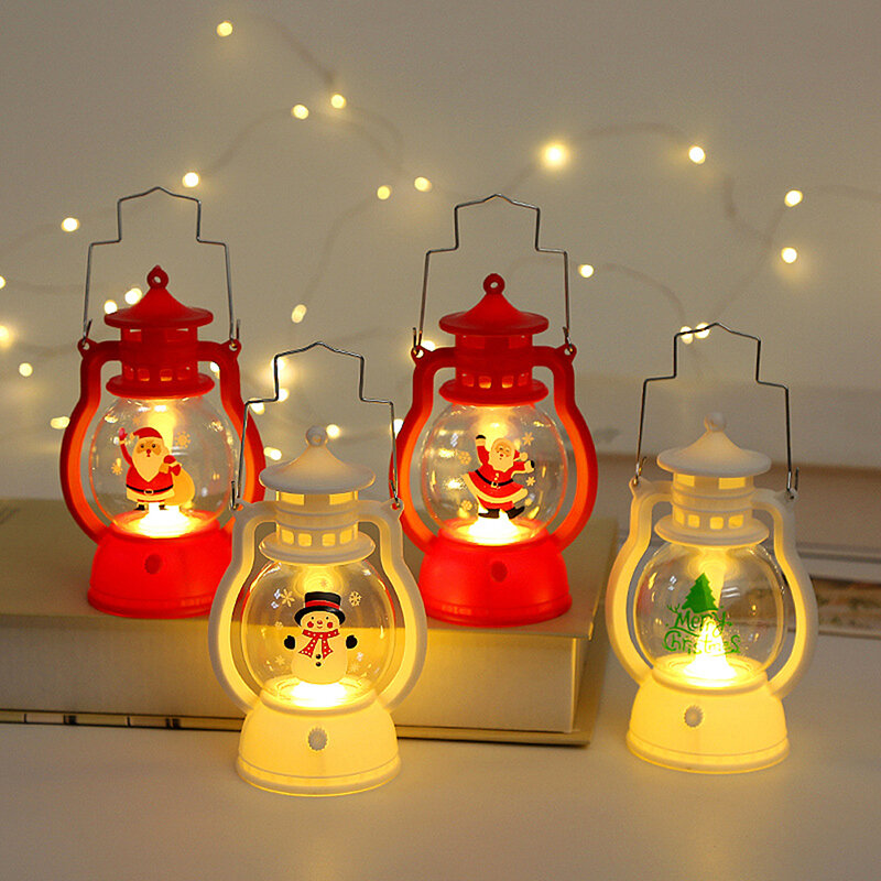 Керосиновая Ночная лампа в стиле ретро, маленькая масляная сказочная лампа, декоративный подвесной светильник, Рождественская и новогодняя декоративная лампа, украшение для дома