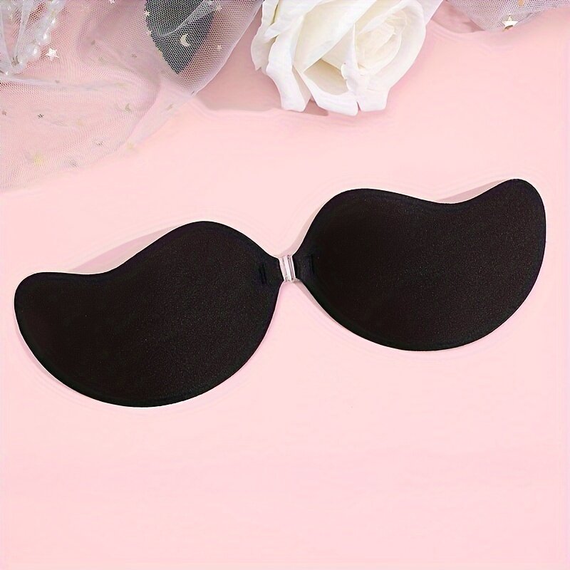 Invisible Strapless Bra, Self-Adhesive Backless Reusable Push Up Nipple Covers, Women's Lingerie & Underwear Accessories