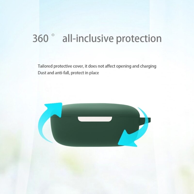 ป้องกันพกพาเคสสำหรับ Redmi Buds 4 Lite หูฟัง Protector ล้างทำความสะอาดได้ชาร์จ-กล่องแขน Anti-Scratch Cover