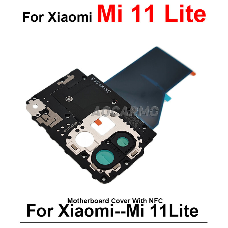 ل شاومي 11 لايت Mi11 لايت اللوحة غطاء مع هوائي NFC وحدة إصلاح جزء