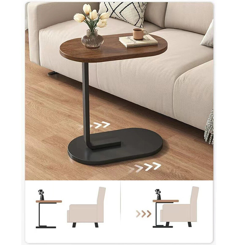 Tavolino da caffè piccolo portaoggetti da comodino, Mini tavolino da divano, tavolino da cucina laterale per soggiorno di casa