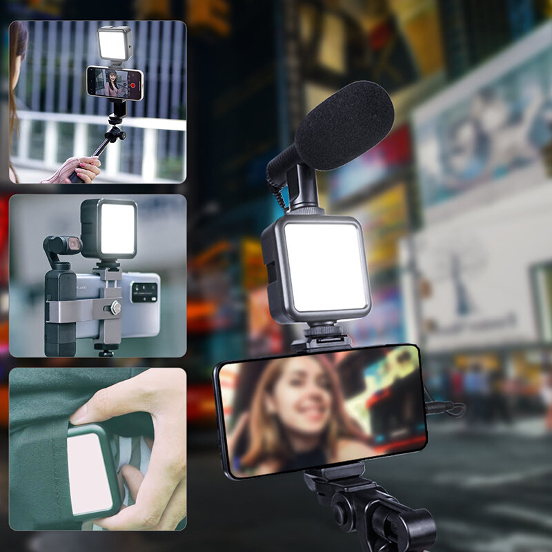 AKIMID-Amizade Modelo Bolso Fill Light, Mini Celular Ao Vivo, Câmera T49LED, Beleza Luz