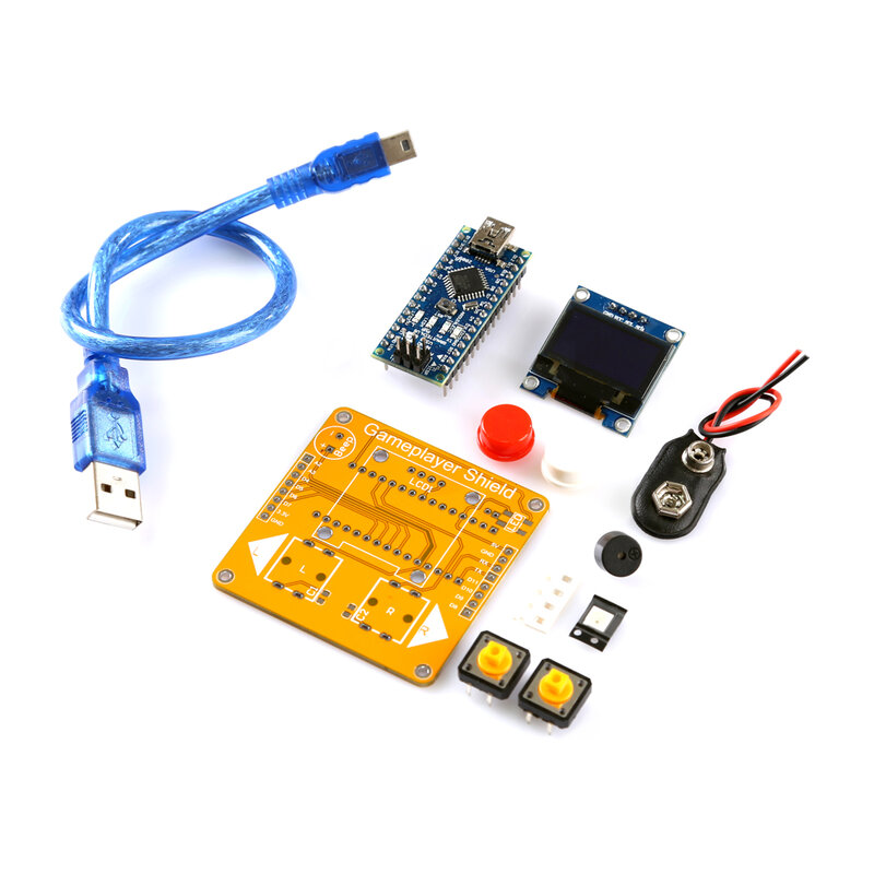 Snake Game Console Kit para Arduino, Starter Kit, UNO, Educação Escolar, laboratório STEM, STEM Ensino, DIY