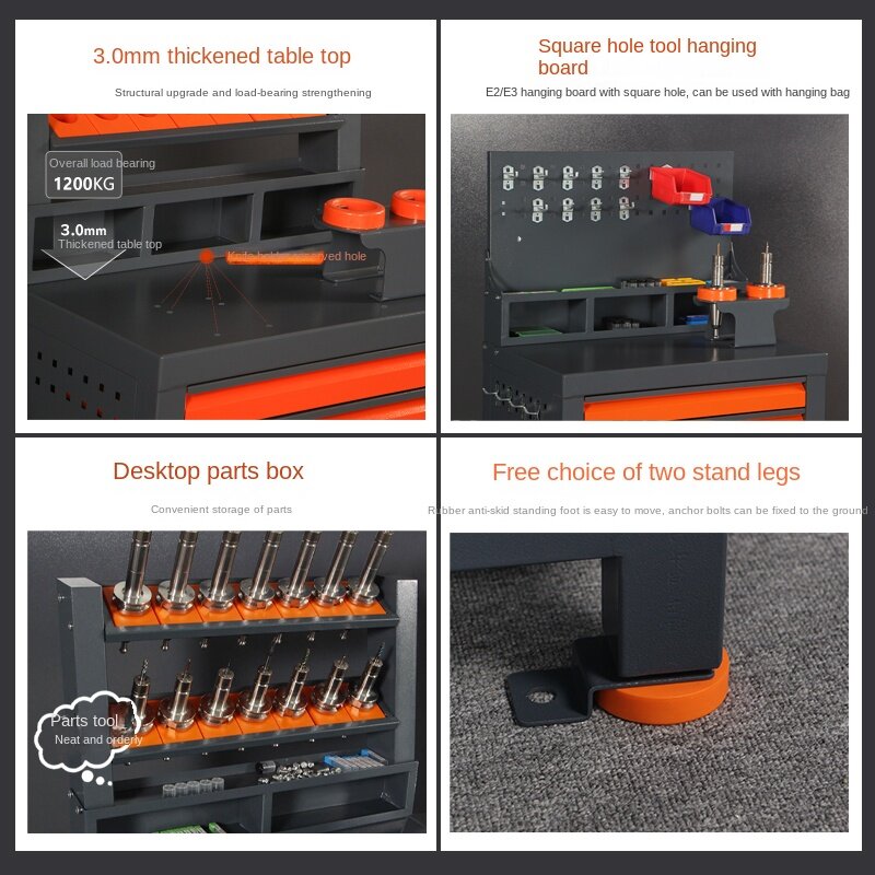 CNC Tool Holder para Management Frame, Lock Workbench, CNC Tool Cart, Bt4050