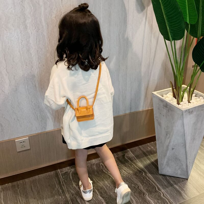 Children's Handbag for Girl Designer Luxury Bag Cute Square Bag Kids Purses and Handbags Mini Crossbody Bag Coin Pouch for Girls