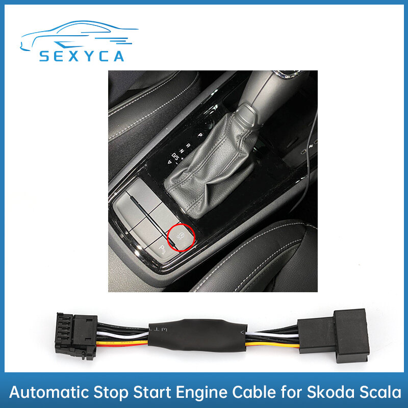Untuk Skoda Scala Mobil Otomatis Sistem Starter Berhenti Mesin Eliminator Nonaktifkan Kabel Auto Stop Cancelling
