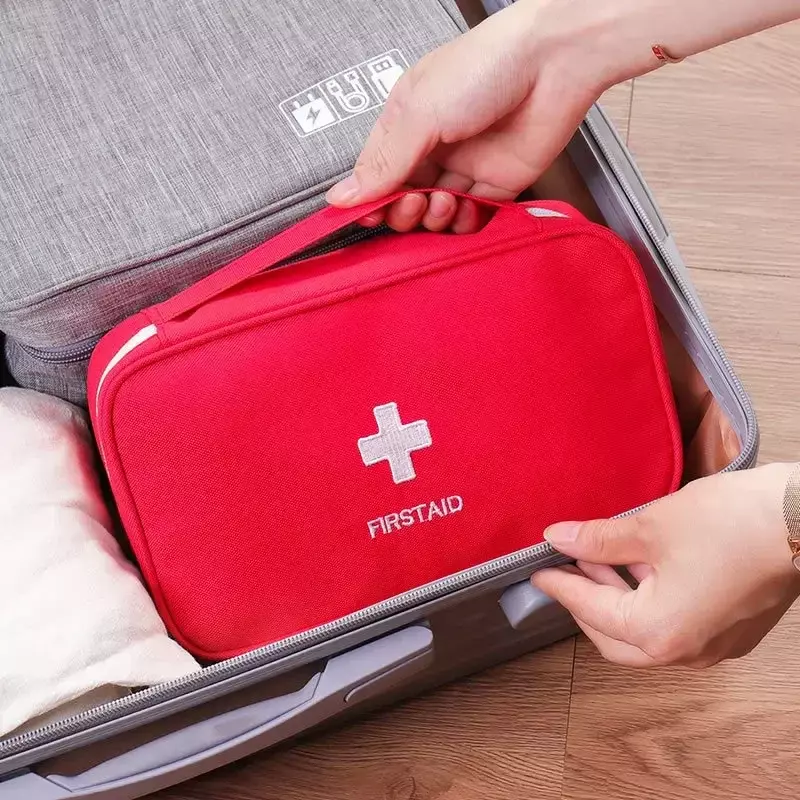 الإسعافات الأولية السفر في الهواء الطلق التخييم مفيدة الطب الصغير حقيبة التخزين التخييم الطوارئ بقاء حقيبة حبة