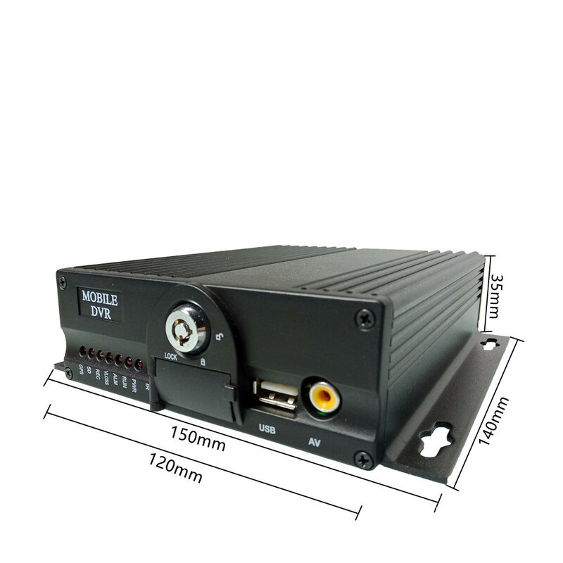 Best Selling 4CH Dual Sd-kaart Mdvr H.265 Voertuig Beveiliging Cctv Camera Systeem