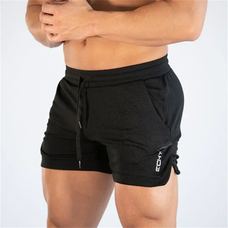 Шорты мужские для фитнеса и спорта, дышащие сетчатые быстросохнущие пляжные короткие штаны, спортивная одежда, лето 2024