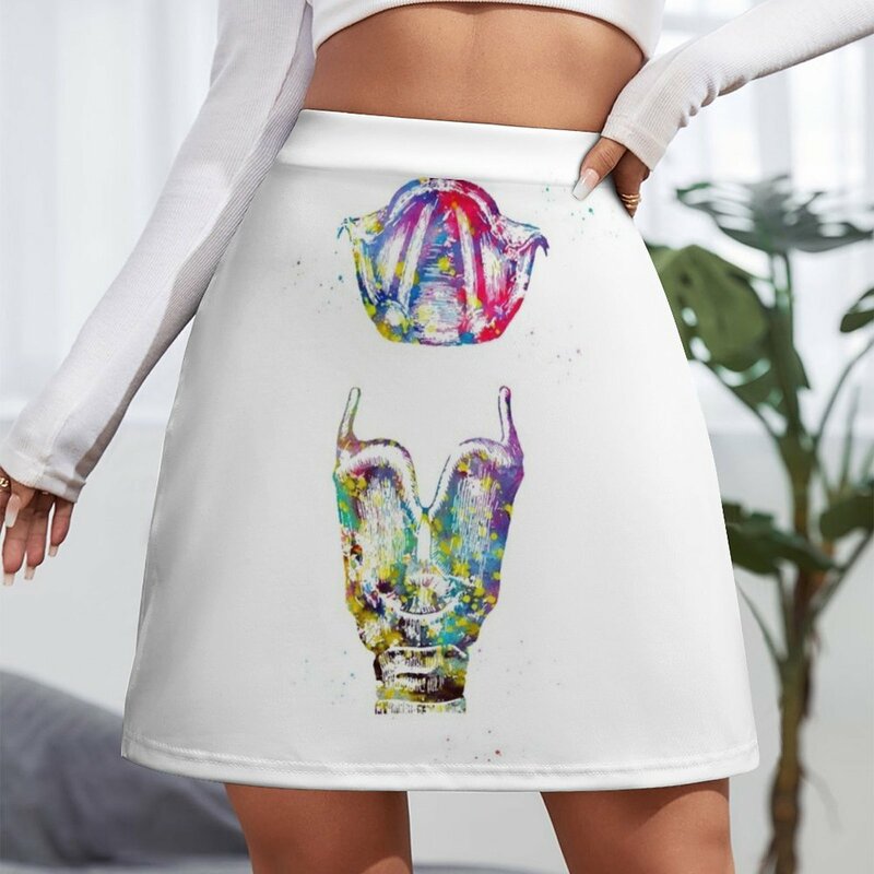 Mini jupe pour femme, jupe de style cordelette pour l'été 2023